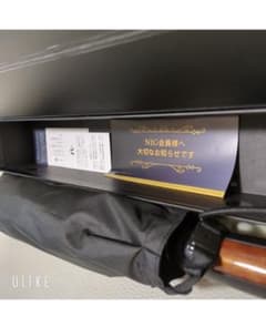 値下げ中　AURASAN-27W 折りたたみ傘 収納ケース付き 自動開閉式 黒のサムネイル
