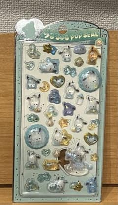 国内購入品。サンリオ　ポチャッコ　ボンボンドロップシールのサムネイル