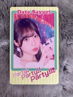 伊達さゆり 1st LIVE オフィシャルグッズ チェキ風カード B - メルカリ