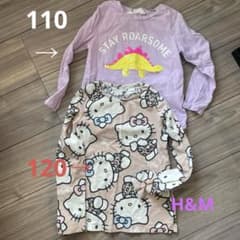 H&M ロンT キティちゃん　恐竜のサムネイル
