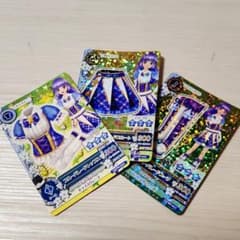 アイカツ！ 氷上スミレ ブルーパレードコーデ 3枚セット SP☆美品