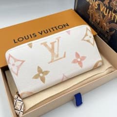 RFID/新品級☆ルイヴィトン ジャイアント LV バイ・ザ・プール 長財布 