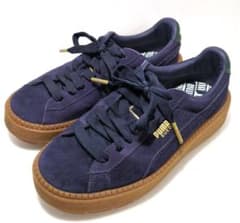 PUMA SUED スニーカー レディース パープル 22.5のサムネイル