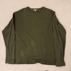 COS コットン 長袖カットソー オリーブ M