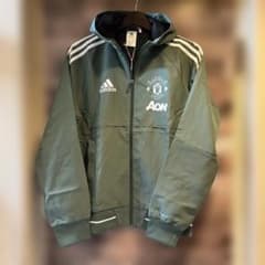 adidas マンチェスター ユナイテッド フーデッドジャケット サッカー 新品のサムネイル
