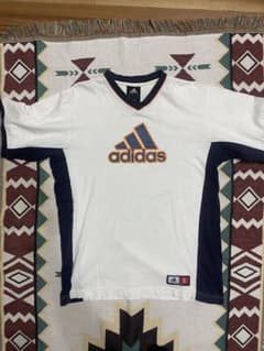 adidas アディダス グラフィック　Tシャツ Vネック　y2k - 4