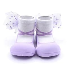 ♥Attipas ベビーシューズ ドット レース リボン♥のサムネイル