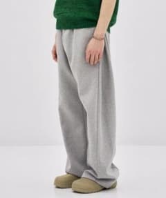 MUSINSA BASEMOMENT ワイドスウェットパンツグレーのサムネイル