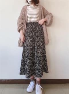 fifth レオパードプリーツスカートのサムネイル