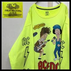AC/DC ビーバス・アンド・バットヘッドスウェット トレーナー フルーツ AC/DC ビーバス・アンド・バットヘッドスウェット トレーナー