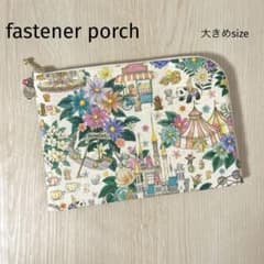 L字ファスナーポーチ【大きめsize】 ユキエモン ハンドメイド - メルカリ
