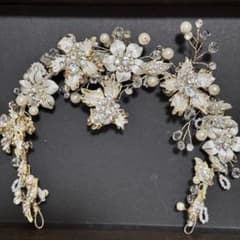 ウェディング ヘッドドレス 小枝アクセサリーのサムネイル