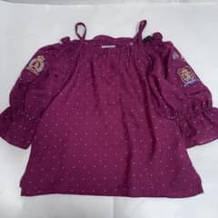 ANNA SUI mini ドット柄 オフショル トップス　Lサイズのサムネイル