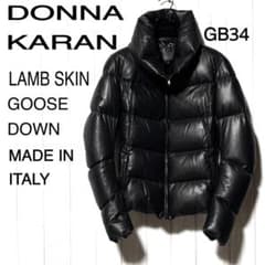 ダナキャラン レザーダウン DONNA KARAN ラムスキン グースダウン ダナキャラン レザーダウン DONNA KARAN ラムスキン グースダウン