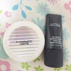 しぇ様専用。MAC  ライトフルファンデーションと下地のセット。のサムネイル