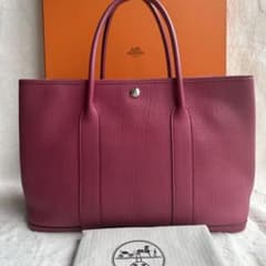 ら*さ様 HERMES／エルメス ガーデンパーティPM ネゴンダ トスカ □R刻 HERMES／エルメス ガーデンパーティPM ネゴンダ トスカ □R刻印 トート