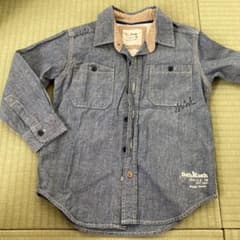 110cm デニム　長袖シャツ　まとめ売り中のサムネイル