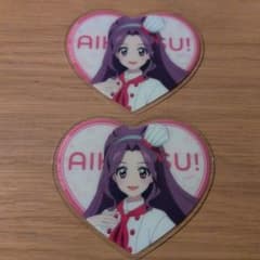 アイカツ！池袋 カフェ ハート型 神崎美月 アクリルコースター2枚