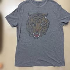 Goodfellow & Co タイガー プリント Tシャツ グレー Lのサムネイル