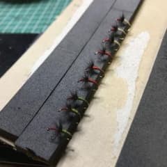 #14 テンカラ毛針９本セットのサムネイル