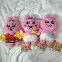 おぱんちゅうさぎ おしゃれぬいぐるみ 3種