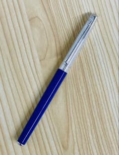 美品★CARAN d'ACHE カランダッシュ　万年筆　レマンスリム Ｆ　ブルー 美品☆CARAN d'ACHE カランダッシュ 万年筆 レマンスリム F ブルー