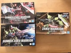 最終値下げ　HG 1/144 ザクウォーリア ガナーザクウォーリア 3種セットのサムネイル