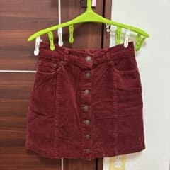 コーデュロイ スカート INGNI ワインレッドのサムネイル