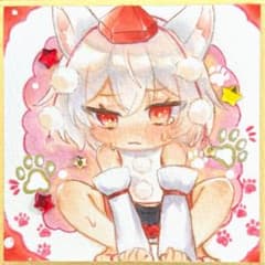 手描きイラスト】 東方project 豆色紙 犬走椛 - メルカリ