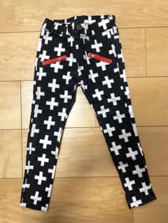 美品‼️JUNK STORE スキニーパンツ 110 クロス柄のサムネイル