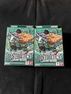 ONE PIECEカードゲーム　スタートデッキ　緑ゾロ　ST32 2個セットのサムネイル
