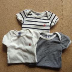半袖ボディスーツ3点セット