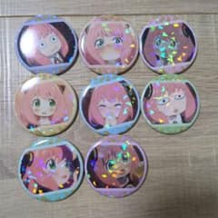 SPY×FAMILY ピックキャラホログラム缶バッジ アーニャ 全種類セットのサムネイル