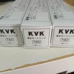 【6個セット販売】KVK 浄水器カートリッジ T80 KVK 浄水カートリッジ T80 3個セット - メルカリ