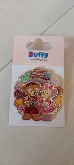 【香港ディズニー】ピンバッチ　スウィートダッフィーのサムネイル