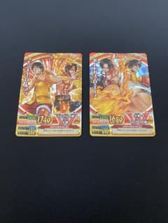 ONE PIECE カードゲーム 4枚セット ルフィ エース GR オマケ付きのサムネイル