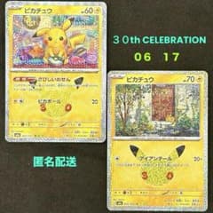 30thポケモンカードMEGA ピカチュウ06さびしいめせん 17アイアンテール