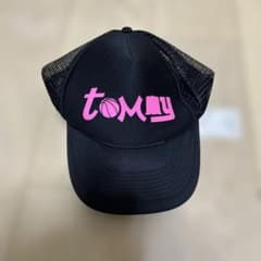 TOMMY メッシュキャップ ブラック ピンクのサムネイル