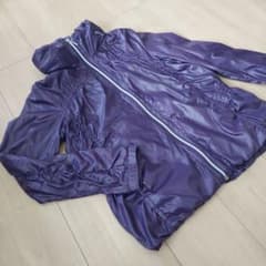 ellesse フード付き ウインドブレーカー ナイロンジャケット パープル Lのサムネイル