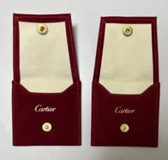 Cartier カルティエ スエード調 ポーチ 3点セットのサムネイル