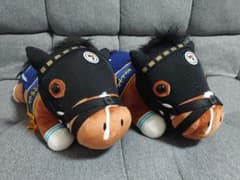 サラブレッドコレクション ねそべりBIGぬいぐるみ(タイトルホルダー)２個セットのサムネイル