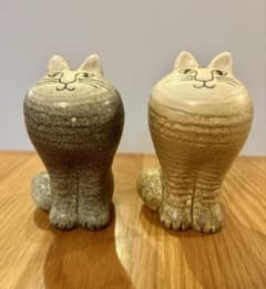 リサラーソン Lisa Larson マヤ 2個 陶器 置き物 ネコ リサラーソン Lisa Larson マヤ 2個 陶器 置き物 ネコ - メルカリ