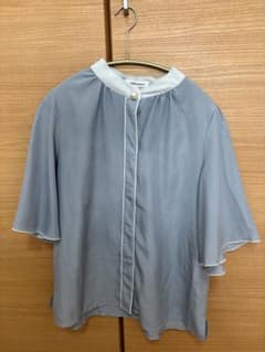natural couture 半袖ブラウス ライトブルーのサムネイル