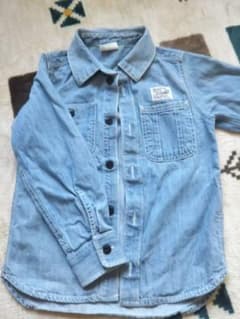 【美品】used   BREEZE デニム シャツ  110cm☆のサムネイル