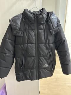 CAMP7 キッズ 中綿ジャケット ブラック 120cmのサムネイル