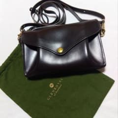 美品」GRENROYALミディアムパースショルダーストラップ バッグ シガー