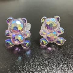 光るくまさん リング 2個セット キッズのサムネイル