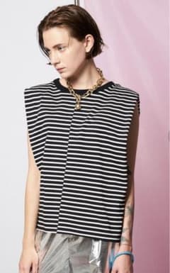 maison special パワーショルダーノースリーブトップスのサムネイル