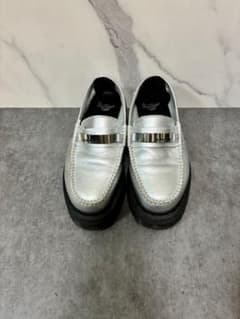 Dr.Martens シルバー レザー ローファーのサムネイル