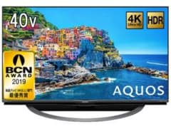 シャープ 40V型 液晶 テレビ AQUOS 4T-C40AJ1 - メルカリ